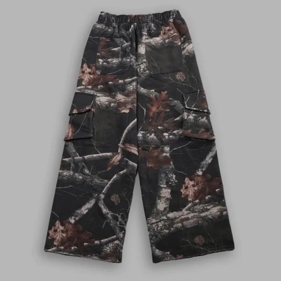 Darc Sport Wolves Durst Cargo Sweats in Darc Brown Woodland Camo - Picture 4 of 6